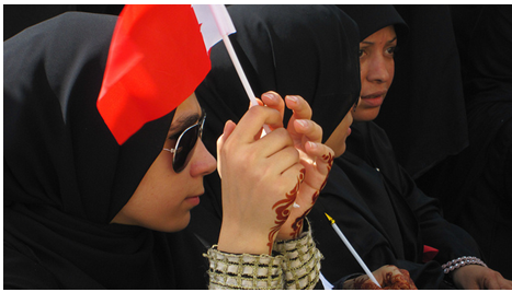 Young woman in Manama.