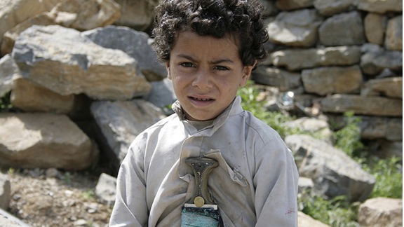 Where does this boy appear to be from?