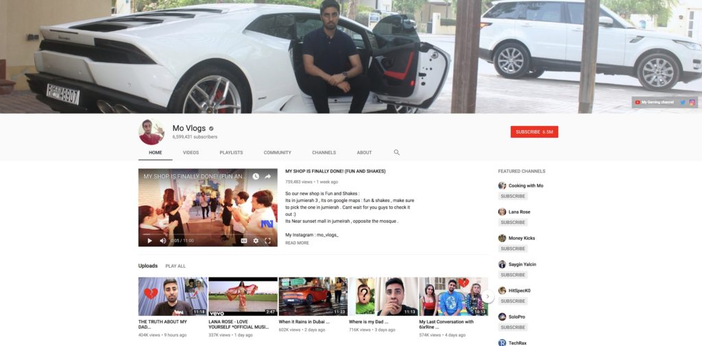 Mo Vlogs - Youtube