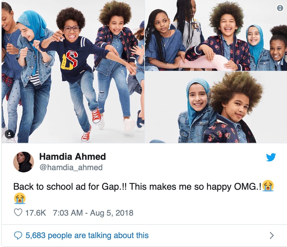 Gap Advertisement
