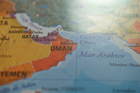 Oman on Map