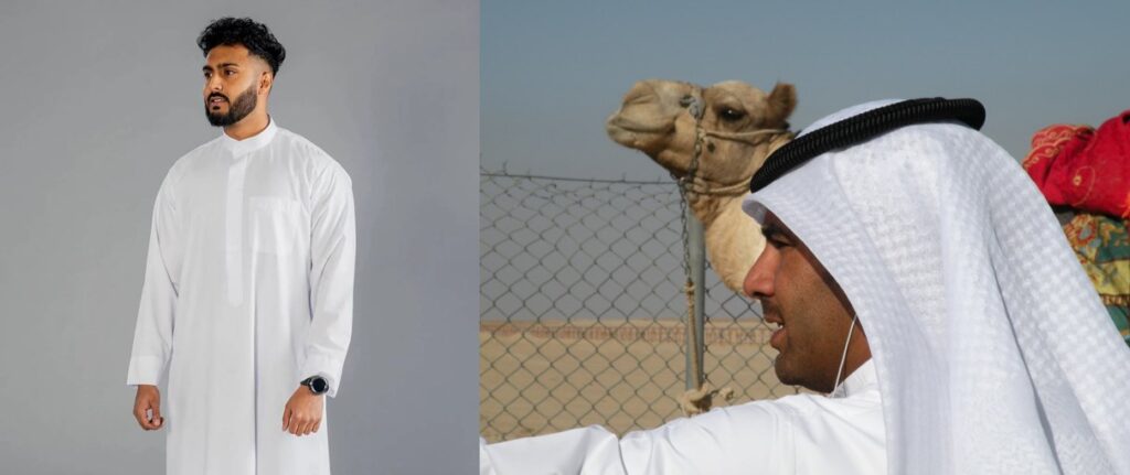 Kuwait Thobe with Shumagh or Keffiyeh