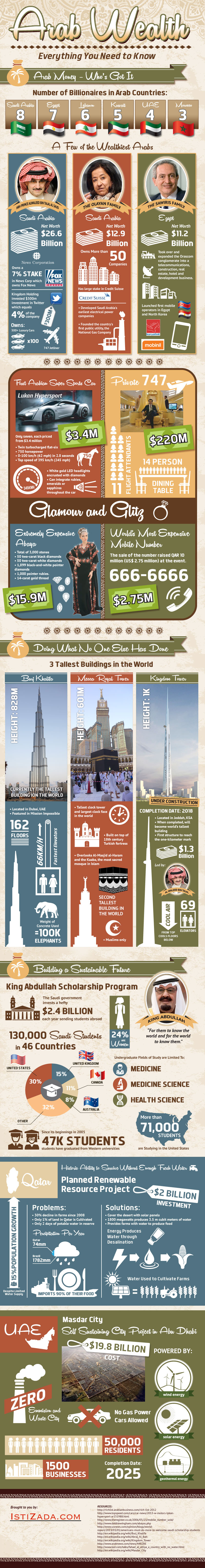 Arab Wealth Infographic