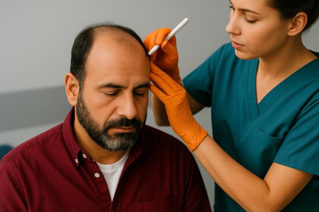 hair transplant marketing to arabs